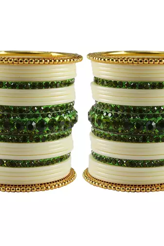 Multicolor Studded Jewellery Crystal Bangles And Bracelets