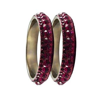 Pink Studded Jewellery Crystal Bangles And Bracelets 2