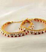 Micro Gold Platted Anklet Size-10"Inch