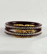 designer bangles colour maroon size-2.4,2.6,2.8