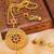 Multicolor Gold Plated Agate Necklace Set