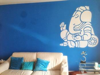 Small Ganesha Wall Decal Ethnic Indian 1