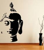 Medium Buddha Face Wall Decal Ethnic Indian