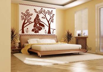 Medium Shakuntala With Deer Wall Decal Ethnic Indian 2