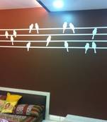 Small Birds in a Row Wall Decal Nature