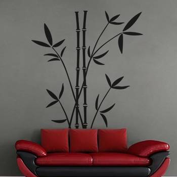 Small Bamboo Shoot Wall Decal Nature 1