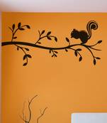 Medium Cute Squirrel Wall Decal Nature