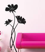 Medium Perky Poppies Wall Decal Nature