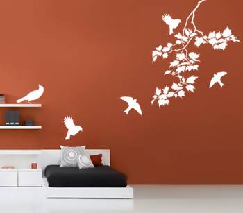 Medium Birds On Flight Wall Decal Nature 2