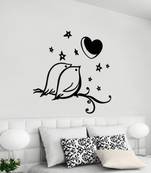 Medium Love Birds Wall Decal Modern Graphic