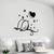 Large Love Birds Wall Decal Modern Graphic