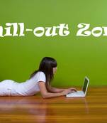 Medium Chill Out Zone Wall Decal Quotes