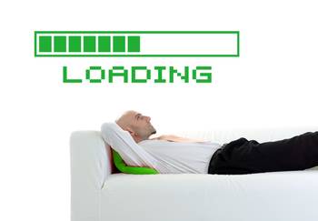 Medium Loading Bar Wall Decal Modern Graphic 1