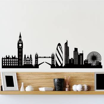 Large London Dreams Wall Decal Modern Graphic 1
