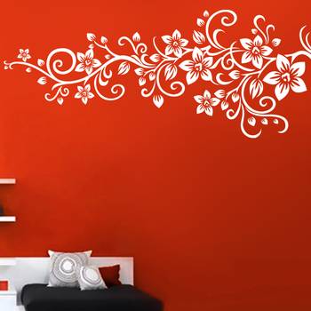 Large Flora Vine Wall Decal Modern Graphic 1
