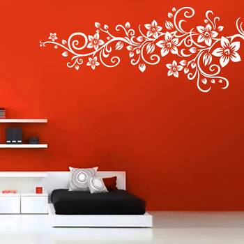 Large Flora Vine Wall Decal Modern Graphic 2