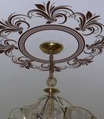 Medium Flowery Ceiling Wall Decal Modern Graphic