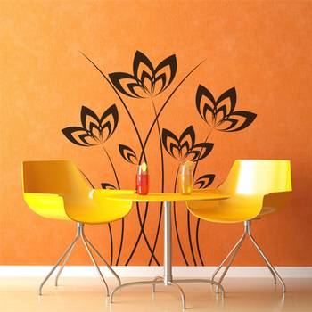 Small Floral Elegance Wall Decal Nature 2