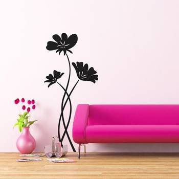 Medium Pleasing Poppies Wall Decal Nature 1