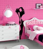 Small Petite Girl Wall Decal Modern Woman