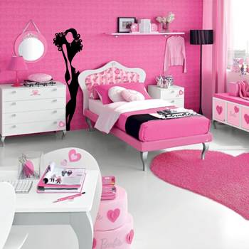 Large Petite Girl Wall Decal Modern Woman 2