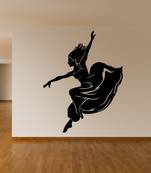 Small Dancing Lady Wall Decal Modern Woman