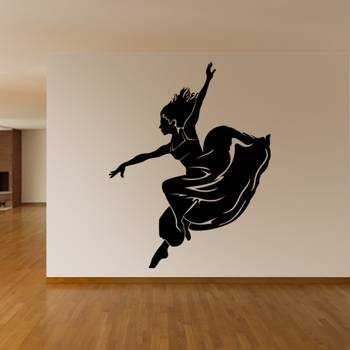 Medium Dancing Lady Wall Decal Modern Woman 1