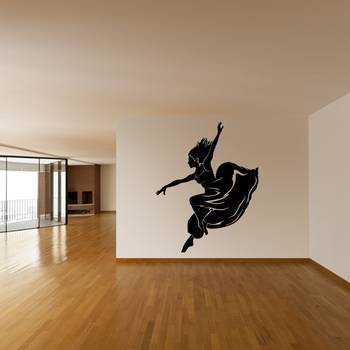 Medium Dancing Lady Wall Decal Modern Woman 2