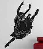 Medium Ballet Girl Wall Decal Modern Woman