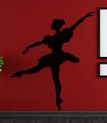 Large Delightful Dancer Wall Decal Modern Woman