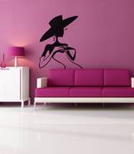 Large Mysterious Lady Wall Decal Modern Woman