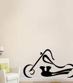 Medium Stylish Bike Wall Decal Sports