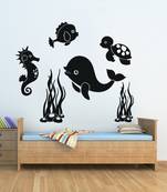 Large Aquatic Animals Wall Decal Birds and Animal