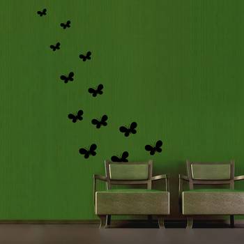 Large Group of Butterflies Wall Decal Nature 1