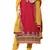 Pink embroidered cotton unstitched salwar with dupatta
