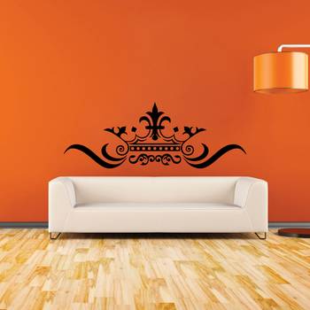 Medium Creative Crown Wall Decal Modern Graphic 1
