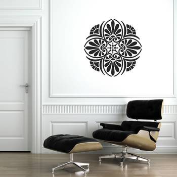 Medium Floral Elegance Wall Decal Modern Graphic 1