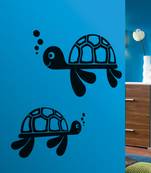 Large Cute Turtles Wall Decal Birds and Animal