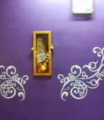 Large Decorative Scroll Wall Decal Modern Graphic