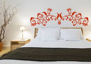 Small Glamorous Vine Wall Decal Modern Graphic 1