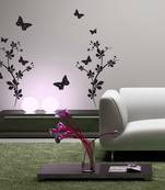 Large Fluttering Butterflies Wall Decal Modern Graphic