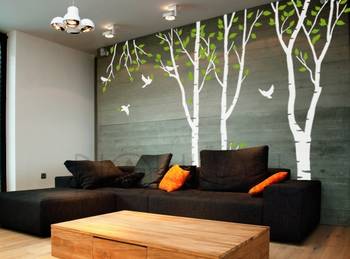Small Trees And Chirpy Birds Nature 1