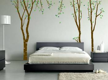 Medium Beautiful Birch Wall Decal Nature 1