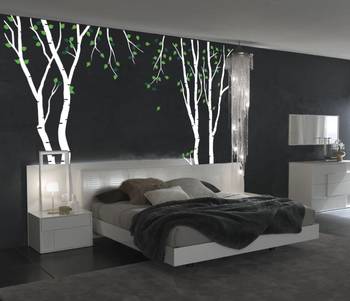 Small Blessed Birch Wall Decal Nature 1