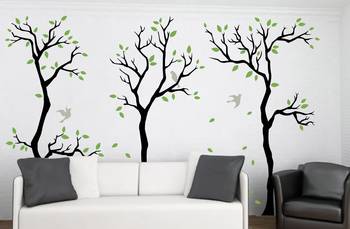 Large Trees of Autumn Wall Decal Nature 1
