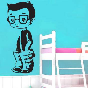 Small Little Boy Wall Decal Kids Decal 1
