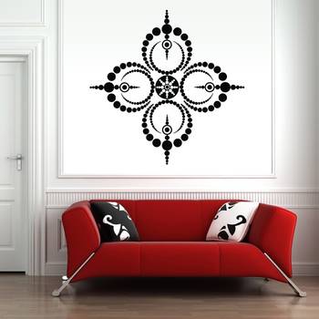 Small Dotted Circles Wall Decal Modern Graphic 1