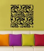 Small Square Floral Abstract Wall Decal Nature