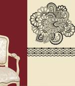 Large Conventional Floral Art Wall Decal Nature