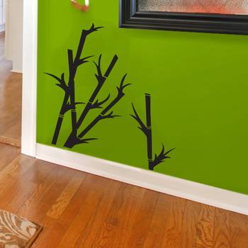 Small Short Bamboo Shoots Wall Decal Nature 1